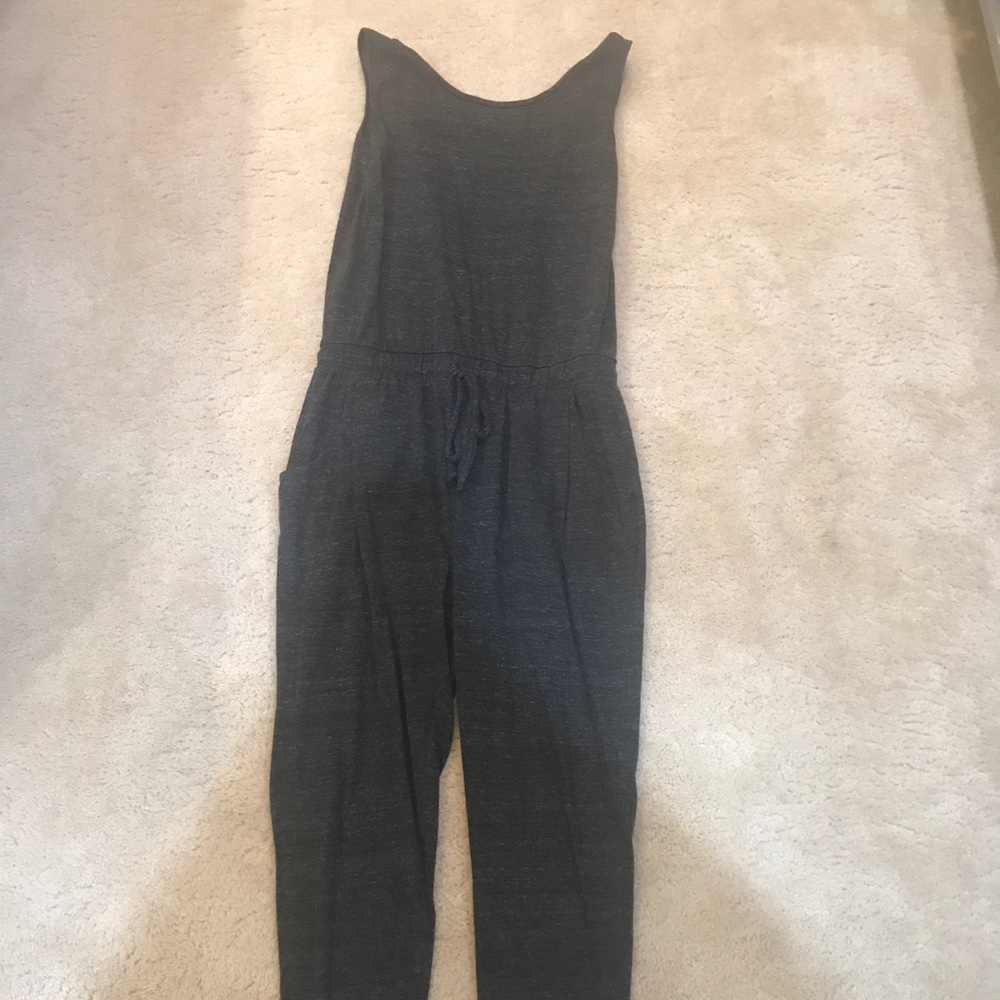 Gray jumpsuit